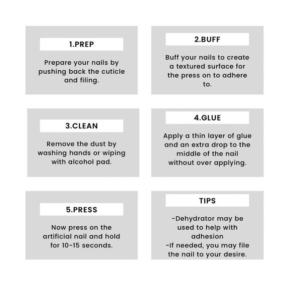 XXL Coffin-Ballerina Gel Press on Nails - Picture 10 of 10